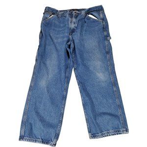 Men's Saddlebreed Carpenter Jeans Size 42x30 Blue